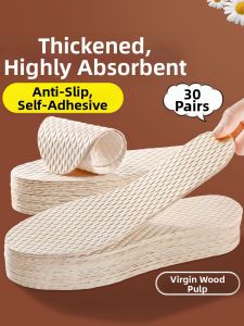 JVBV | Anti-Slip Self-Adhesive Disposable Foot Pads for Women Sweat-Absorbent Odor-Resistant Breathable Thicker
