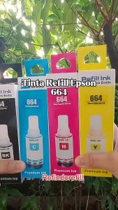 Tinta Epson 664 For Printer L100 L120 L200 L210 L220 L310 L360