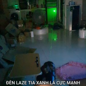 Mẫu Đèn LAZE Tia Xanh Lá Kim Loại Pin Sạc Chân Đa Năng 20mm và Kẹp Ống - Đồ Chơi Zin Zin