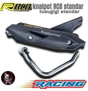 Knalpot RCB Standar Beat fi Beat new Beat delux Beat stret Beat karbu Beat esp Beat pop Vario 110 Scoopy Genio All series Metic HONDA