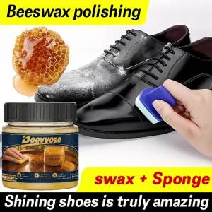 Pure Beeswax Conditioner Wood Floor Table Chair Care Brightening Polishing Wax