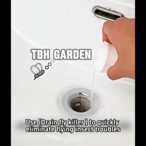 Kills Insects and Eggs Eliminates at the Source TBH Drain flies killer 500ML drain insect killer household sewer toilet pipe pesticides can kill moth flies cockroach下水道小飞虫灭杀神器