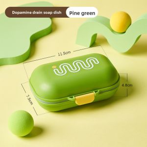 Portable Sealed Soap Box with Drainage Mini