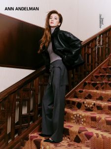 ANN ANDELMAN | Panel Design Loose Straight Trousers