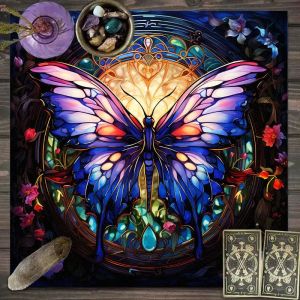 VIKAMA Melkaba Hình Học Ngôi Sao Tarot Khăn Trải Bàn Huyền Bí Bói Toán Bàn Thờ Vải Chống Thấm Nước Witchy Trang Trí Phòng Cho Nghi Lễ Tâm Linh