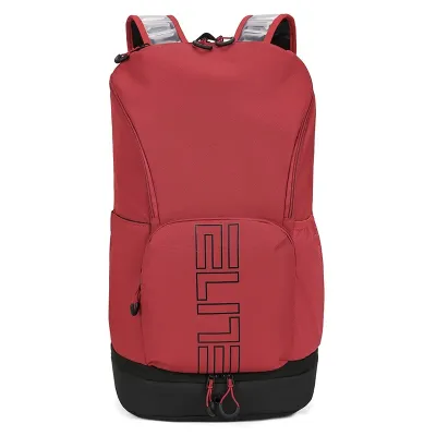 Elite Team Sports Basketball Travel Backpack Large Capacity Double Shoulder Padded Computer Bag for Men And Women Fashionable