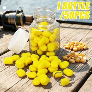 Strong-Scented Realistic Corn Fishing Soft Bait Beads Silicone Corn Smell Soft Bait Floating Water Corn Carp Fishing Lures