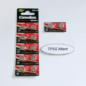 Pin AG10 LR1130 G10 LR54 189 GP89A 389 SR1130W - 1.5V / Hiệu CAMELION