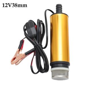 Portable Mini 12V DC Electric Submersible Pump For Pumping Diesel Oil Water Aluminum Alloy Shell Fuel Transfer Pump