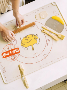 SHUEHO | Food Grade Thickening Dough Rolling Pad and Roller Set