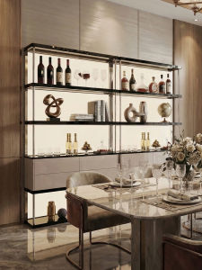 Italian Luxury Glowing Display Wine Cabinet