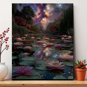 Acrylic Paint By Numbers Starry Sky Painting By Numbers on Canvas Coloring By Number for Adults Paint Digital Art