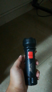 LED Handheld Rechargeable Flashlight Charging Plug