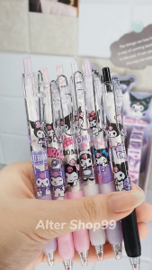 Sanrio 0.5mm Pen Set – 6pcs Surprise Pack Iconic Characters & Smooth Ink Kuromi Melody Pochacco Cinnamoroll Naruto