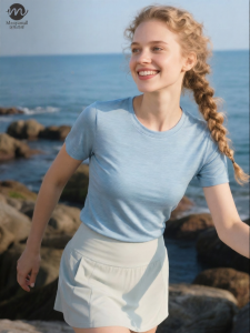 Menyanull | Merino Wool Quick Dry T-Shirt Women