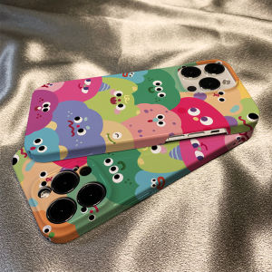 Cute Cartoon Monster Full Cover 17 Case Personality Protection Shell Anti-Fall Durable Eco-Friendly Compatible with 5G