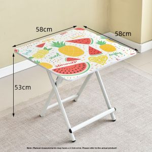 Foldable Square Dining Table Portable Compact Home Use Table for Children Writing And Studying Baby Low Table