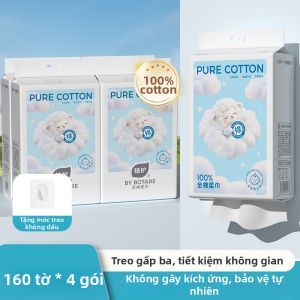 Botare | Khăn Tẩy Trang Từ Cotton Thân Thiện Với Bé