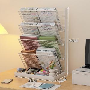 JINGZHIYU | File Organizer Bookstand Metal