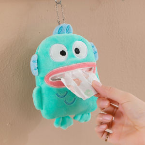 QIAOSHANG | Creative Clownfish Shaped Tissue Dispenser Stuffed Toy Car-use Portable
