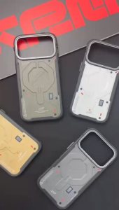 SKINARMA Vigor Mag-Charge Case for iPhone 17 Pro (6.3)/ 17 Pro Max (6.9) - Charcoal/ Forest/ Stone/ Fog/ Blue/ Orange