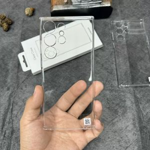 Limited Edition Ultra-Thin Transparent PC Material Shell for Samsung S23 Ultra Phone Protective Case Simple Design Advanced Hard Shell