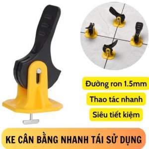 100 Chiếc Ke Cân Bằng Ốp Lát Gạch Mẫu Mới _ Loại Tái Sử Dụng Nhiều Lần