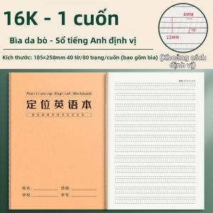 Vở Ghi Dẫn Dắt Viết Tiếng Anh Học Sinh