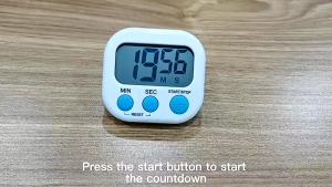 Digital Kitchen Timer for Cooking Big Digits Loud Alarm Magnetic Backing Stand Cooking Baking Timers