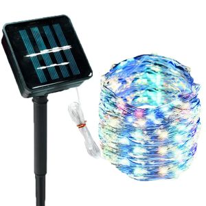 32m/22m/12m/7m Solar Led Light Outdoor Festoon Led Lamp Garden Outdoor Fairy Garland String Christmas Ramadan Decoration 2025