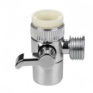 Universal Faucet Splitter Adapter – Dual-Output Water Diverter Valve for Kitchen Bidet Shower & Bathroom Sink