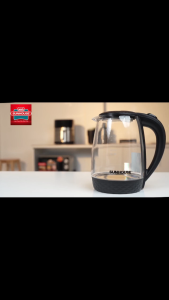 Ấm siêu tốc thủy tinh 1.8L SUNHOUSE SHD1215B 1800W có đèn LED - Hàng chính hãng