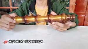 SHIFT KNOB MOTIF TONGKAT MODEL 2 / TONGKAT PERSNELING / TUAS GIGI SHIFT KNOB MOBIL DIESEL