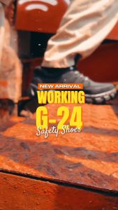 Working Sneakers For You Sepatu Safety Pria Ujung Besi G-24 Size 39 - 43