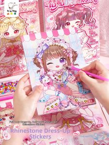 KABAXIONG | Cute Diamond Decorative Stickers for Girls DIY
