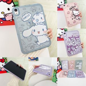 เคสเด็กลายการ์ตูนน่ารักเมโลดี้สำหรับ Apple iPad Pro Air 11 M2 M3 M4 A16 A17Pro 11th 10th 9th 8th 7th 6th 5th 4th 3rd Gen Mini 10.2 10.5 10.9นิ้วแท็บเล็ตฝาหลังแบบใสนิ่มกันกระแทกเจลลี่