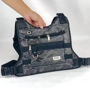 Tas Dada Pria Chest Bag Rig Bag Polo Amstar Tas Rompi Taktikal Outdoor Sporty