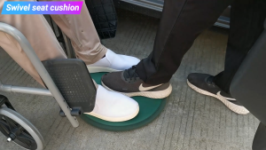 Ehucon Pivot Disc Patient Turning Device Swivel Cushion 360 Degree Diameter 15.7" Sliding Board for Elderly Disabled Pregnant Woman