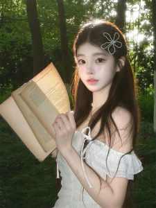 Zhang Yuan Ying Pearl Large Flower Hair Clip Womens Forehead Clip Back of Head Elegant High-End Feeling Side Duckbill Clip