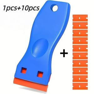 Car Sticker Remover Is A Multi-purpose Plastic Scraper Tool Kit Used for Cleaning and Removing Adhesive From Car Household Glass