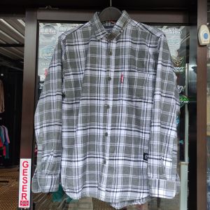 kemeja flanel pria wanita durable