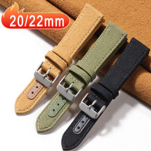 20mm 22mm Braided Canvas For Samsung Galaxy Watch 7 Watch Strap Breathable Sport Wristbelt Bracelets For FE/Watch 6/Gear S3 Band