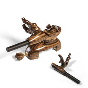 ตัวยึดคันเบ็ดตกปลาแบบปรับได้ตัวยึดอุปกรณ์ตกปลาสไตล์ญี่ปุ่นทำจากไม้อุปกรณ์เสริมชั้นวางเครื่องมือตกปลา