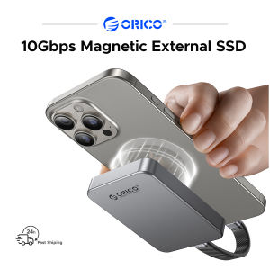 ORICO 1000 MB/giây MagSafe SSD ngoài với PD sạc nhanh 512GB/1TB/2TB xách tay Ổ cứng lưu trữ thể rắn Tương thích với điện thoại thông minh máy tính xách tay