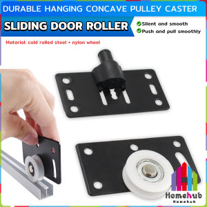 Suomi Closet Durable Hanging Concave Pulley Caster Wardrobe Cabinet Cabinet Sliding Door Roller