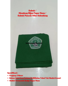 Slendang Pagar Nusa Putih Bahan Tebal Lembut Selendang