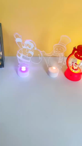 Set Quà Noel – Đèn Merry Christmas Mini + Khăn Gấp Gấu Siêu Dễ Thương LILA NEDENGAU25