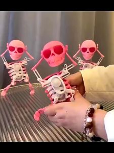 Đồ Chơi Bộ Xương Đầu Lâu 3D Nhảy Múa Vui Nhộn Đồ Chơi Sáng Tạo Độc Lạ Decor Halloween / Giáng Sinh Thú Vị