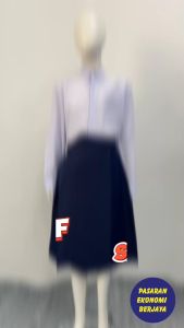 SCHOOL HALF SKIRT POLYESTER LICIN 女学生半截校裙 GIRLS SCHOOL SKIRT பாவாடை 女学生校服 KAIN SEKOLAH PEREMPUAN