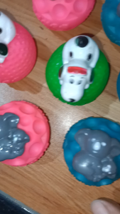 Bundle Pack Of Squeaky Ball Toy Pet Dog Cat Squeaky Toys